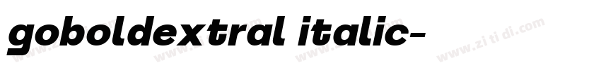 goboldextral italic字体转换 goboldextral italic字体转换